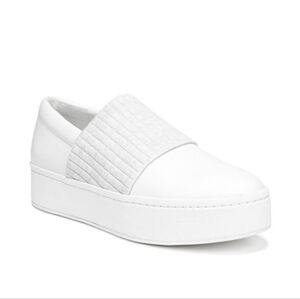 Vince Weadon Leather Knit Platform Sneakers Size 8.5